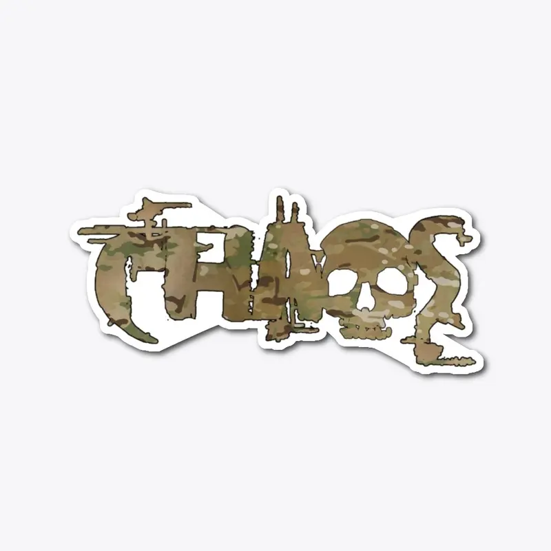 Chaos Multicam sticker